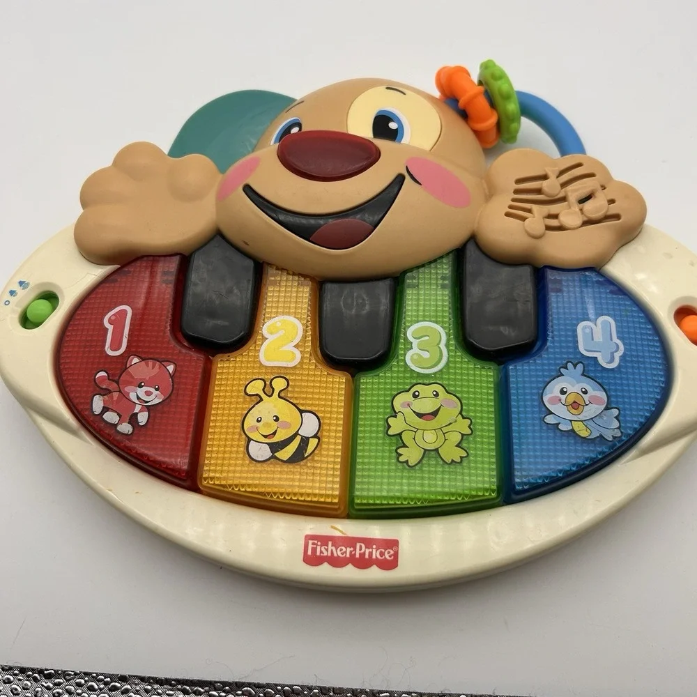 Fisher Price Laugh & Learn Puppy's Piano English & Spanish / Tested Works
